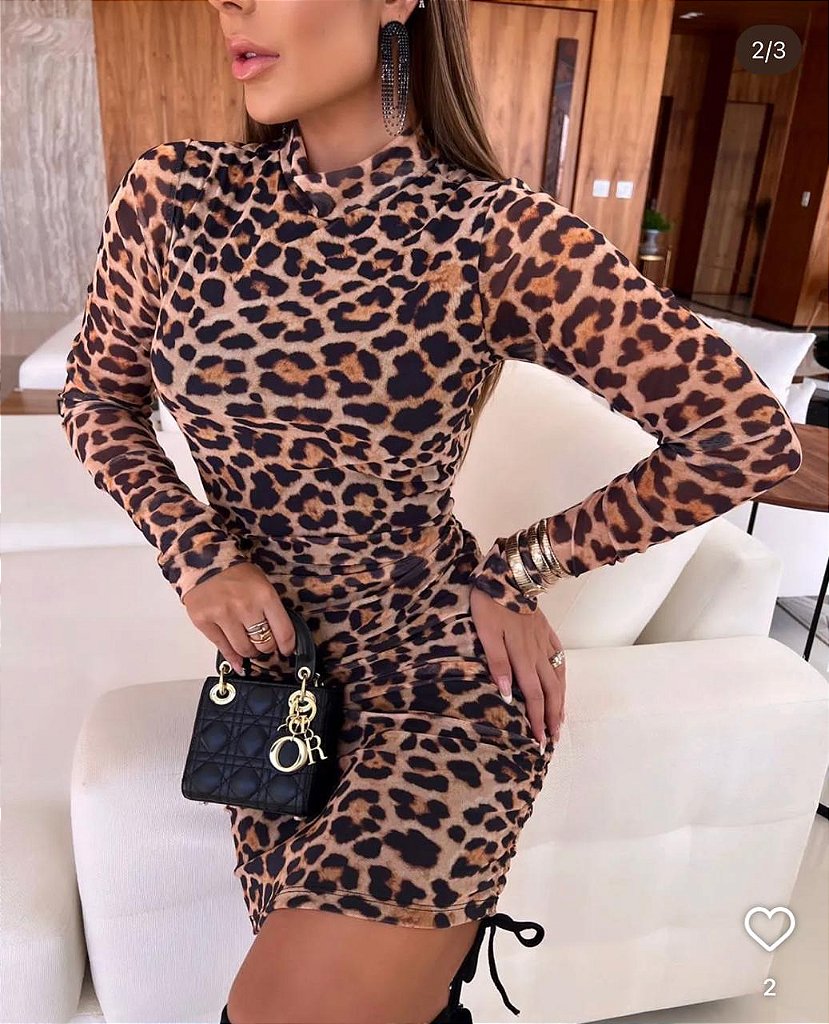 Vestido Animal Print