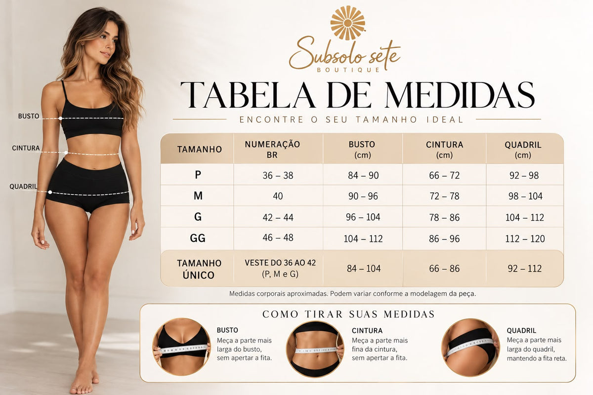 Tabela de medidas